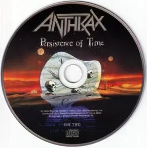Anthrax - Persistence Of Time (2020) [2CD + DVD, Remastered]