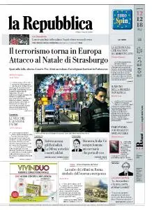 la Repubblica - 12 Dicembre 2018