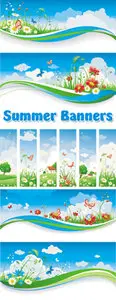 Summer Banners Vector