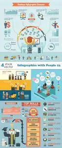 Vectors - Infographics with People 23