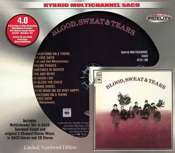 Blood, Sweat & Tears - Blood, Sweat & Tears (1969) [2014 Audio Fidelity SACD AFZ5 198]