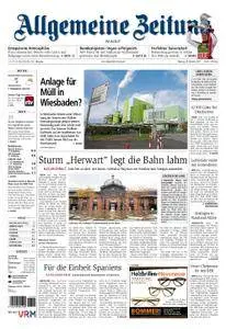 Allgemeine Zeitung Mainz - 30. Oktober 2017