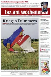 Tageszeitung TAZ vom 19 Juli 2014