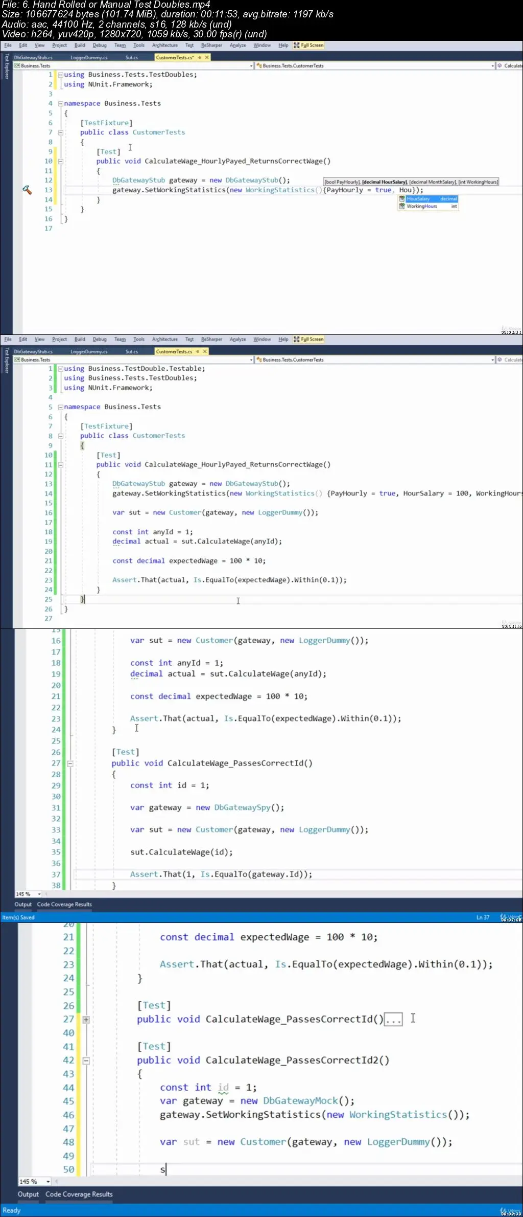 Learn Unit Testing with NUnit and C#