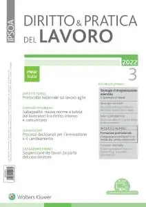 Diritto e Pratica del Lavoro N.3 - 22 Gennaio 2022