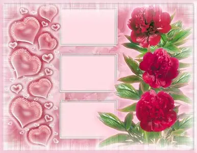 PSD template from cycle Romantic #6