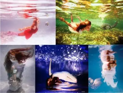 Photo Works by Elena Kalis - Underwater Session