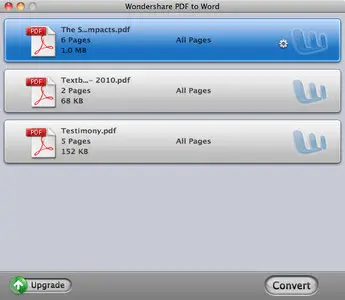 Wondershare PDF to Word 2.1.0