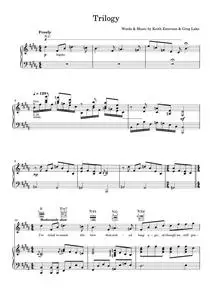 Trilogy - Emerson, Lake & Palmer (Piano-Vocal-Guitar (Piano Accompaniment))