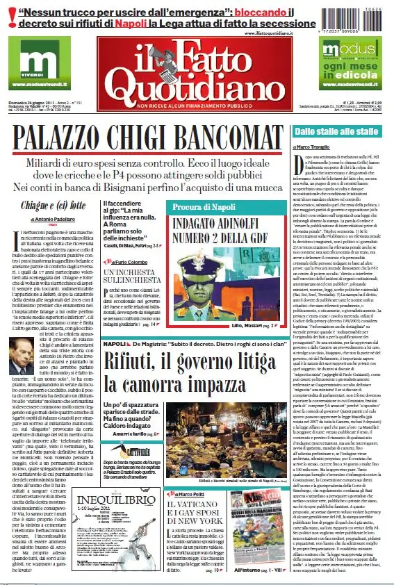 Il Fatto Quotidiano (26-06-11)