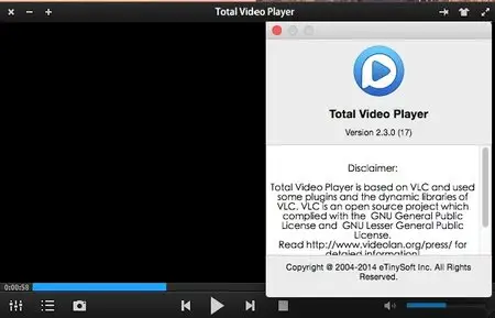 Total Video Player 2.3.0 Mac OS X