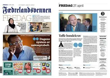 Fædrelandsvennen – 27. april 2018