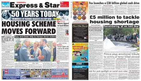 Express and Star Sandwell Edition – May 18, 2018