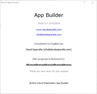 App Builder 2016.117