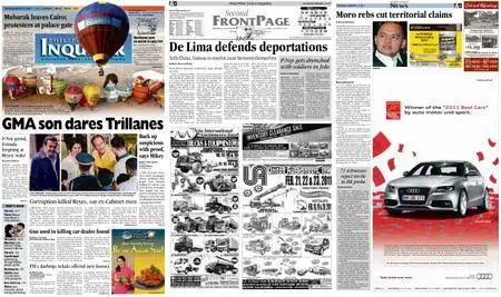 Philippine Daily Inquirer – February 12, 2011