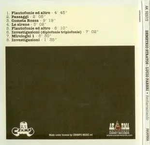 Demetrio Stratos - Recitarcantando - Lucio Fabbri (2002)