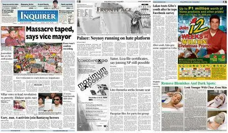 Philippine Daily Inquirer – November 30, 2009