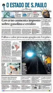 O Estado de São Paulo - 20 de janeiro de 2015 - Terça