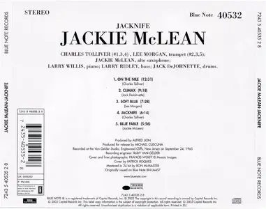 Jackie McLean - Jacknife (1966) [Remastered 2002]