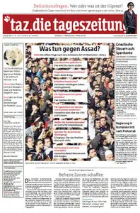 Tageszeitung TAZ vom 07 Februar 2012
