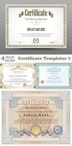 Vectors - Certificate Templates 7