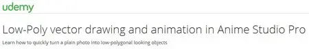 Low-Poly vector drawing and animation in Anime Studio Pro
