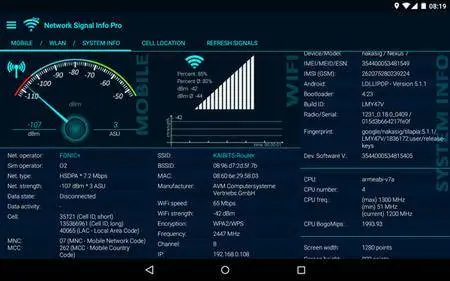 Network Signal Info Pro v4.03.01