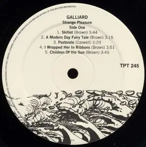 Galliard - Strange Pleasure (1969) 24-bit/96kHz Vinyl Rip