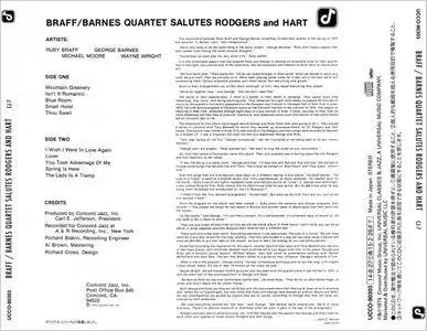 Ruby Braff & George Barnes Quartet - Salutes Rodgers and Hart (1974) Japanese Reissue 2014