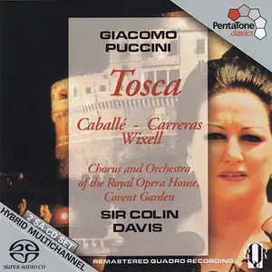 Monserrat Caballe, Jose Carreras, Sir Colin Davis, ROH - Puccini: Tosca (1976) [Reissue 2006] MCH SACD ISO + DSD + Hi-Res FLAC