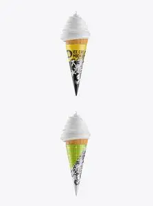 Soft Ice Cream Cone Mockup 548539494