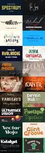 20 Awesome Fonts Bundle 2023 Vol.7