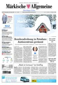 Märkische Allgemeine Jüterboger Echo - 12. Januar 2019