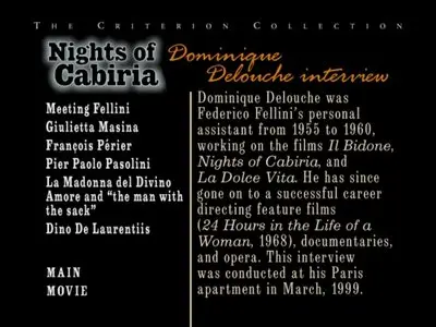 NIGHTS OF CABIRIA (1957) - (The Criterion Collection - #49) [DVD9] [1999]