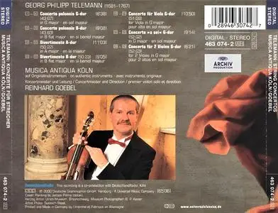 Reinhard Goebel, Musica Antiqua Koln - Georg Philipp Telemann: String Concertos (2000)