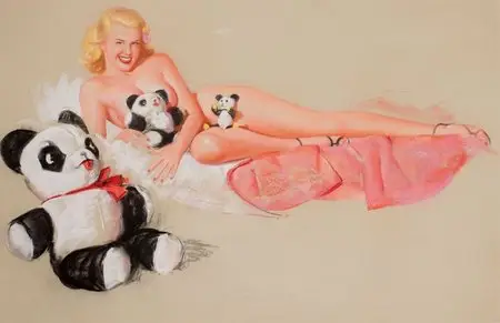 Pin-up art by Earl MacPherson