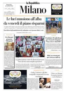 la Repubblica Milano - 23 Ottobre 2022