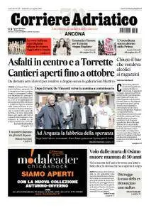 Corriere Adriatico - 27 Agosto 2017