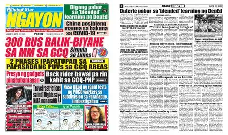 Pilipino Star Ngayon – Mayo 30, 2020