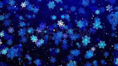 Snowflakes Loop Background