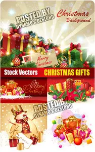 Christmas gifts - Stock Vectors