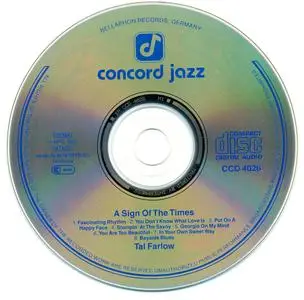 Tal Farlow - A Sign Of The Times (1977) {Concord Jazz ‎CCD-4026 rel 1992}