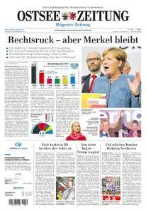 Ostsee Zeitung Rügen - 25. September 2017