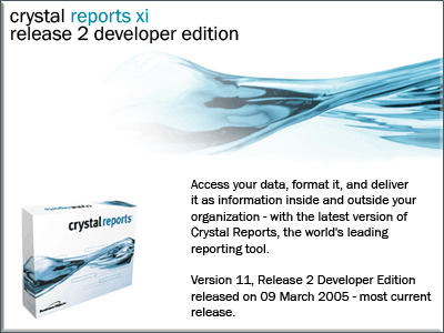 Crystal Reports XI Release 2 for Developers - Updated