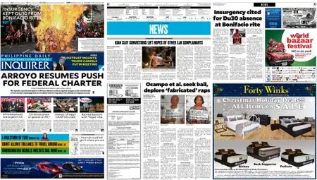 Philippine Daily Inquirer – December 01, 2018