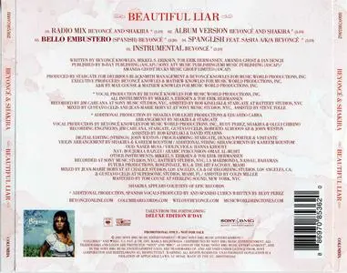 Beyoncé & Shakira - Beautiful Liar (Europe promo CD5) (2007) {Columbia/BMG}