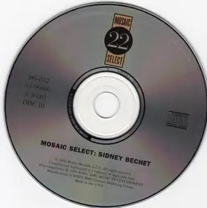 Sidney Bechet - Mosaic Select (2006) {3CD Box Set, Mosaic Records MS-022 rec 1923-1947}