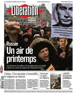 Libération du Lundi 26 Décembre 2011