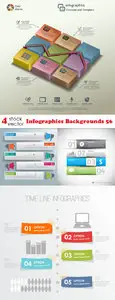 Vectors - Infographics Backgrounds 56