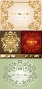 Stock Vector - Vintage Style